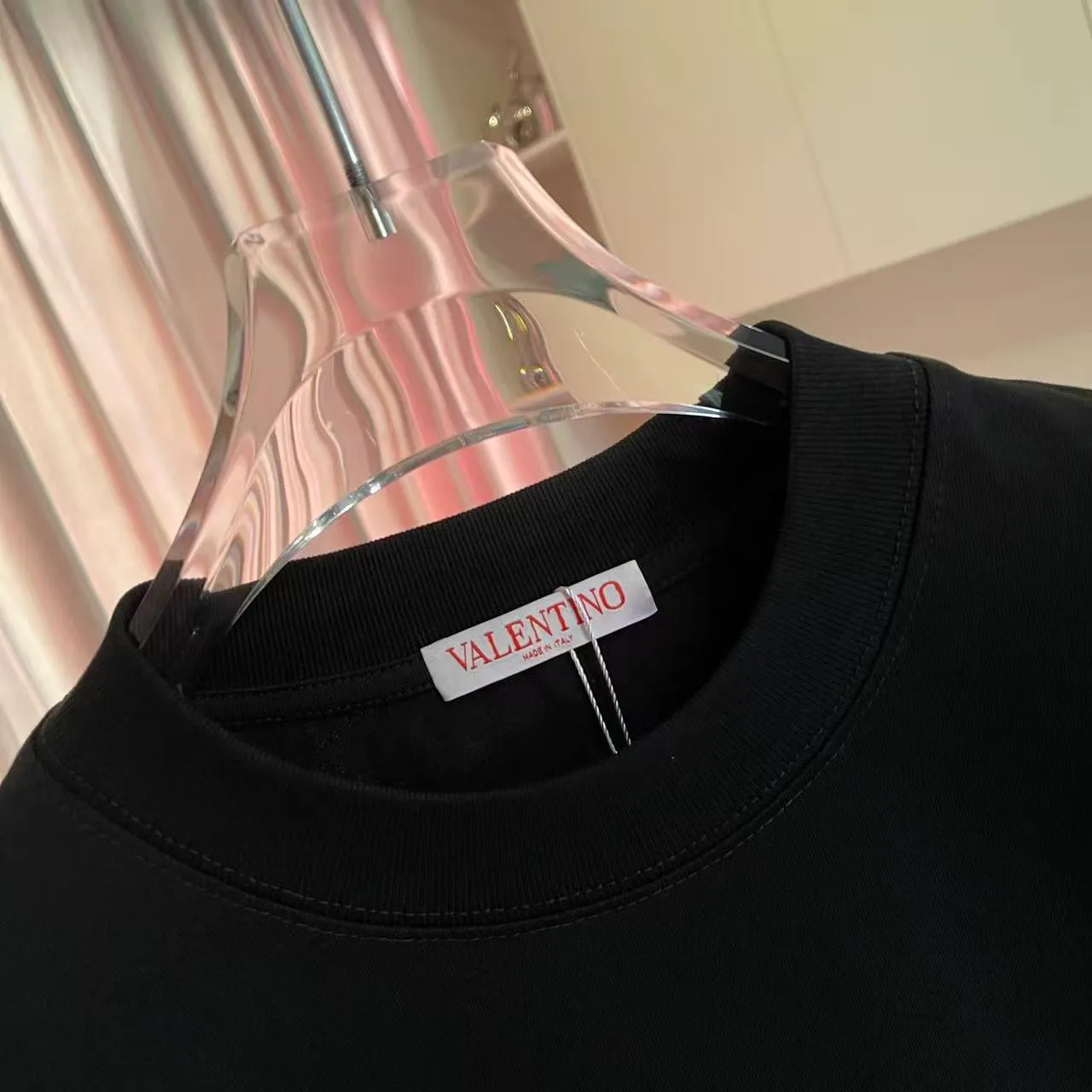 VALENTIN* 2026 New Arrival logo 300g T Same Style Size：S M L XL XXL ：Black White